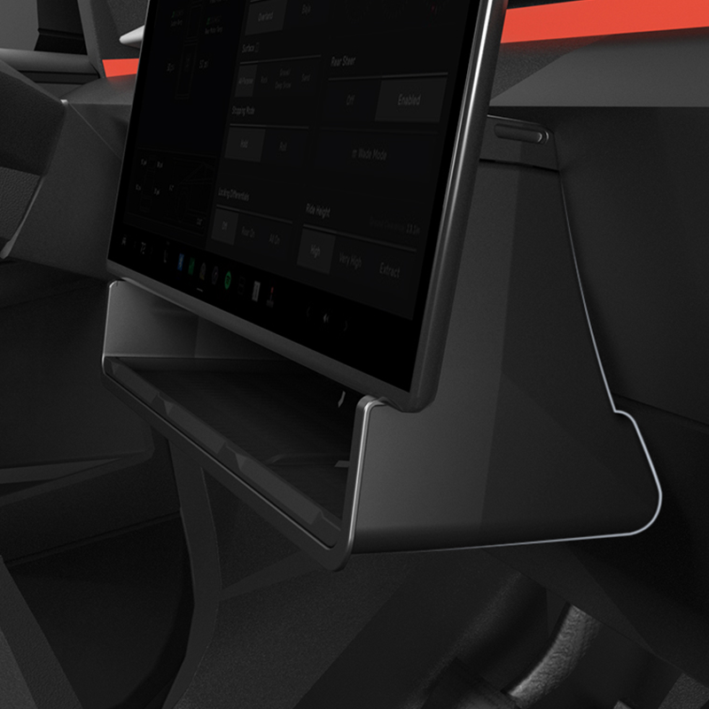 Tesla Cybertruck Screen Mounting Box